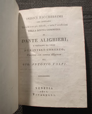 Antikes Buch 1811 Dante