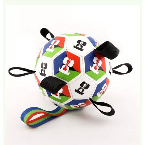 Hundefußball mit riemen - hundefußball, 7"