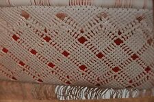 Vintage Baby-Hängebett, Makrameetechnik Meisterstück der Werkkunstschule Hamburg