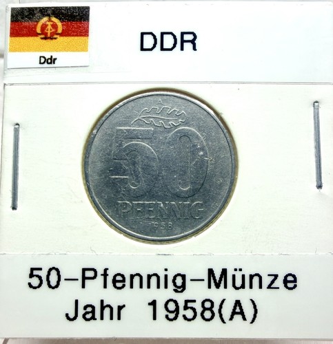 Ddr pfennig münze - ddr, (