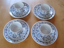 1 Kaffeegedeck Jäger Eisenberg Saks Blau Strohblume Kaffeetasse GDR Stapelbar 