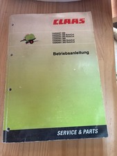 Claas VARIANT 360 365 380 385 RotoCut Betriebsanleitung Service Buch Ersatzteile