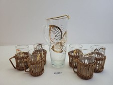 Saftkanne + 6x Gläser/Tassen