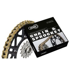 AFAM Kettensatz Stahl 428 MX-G 14x64 - Fantic Caballero 125 Flattrack E5 2021-23