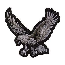 Biker Patch Aufnäher Rückenaufnäher Adler Motorrad Bügelpatch Iron On