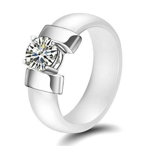 Ring keramikring weiss - ring,