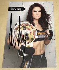Marie Lang Original signierte