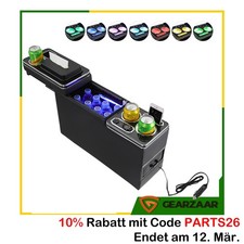 LED USB Mittelkonsole Staufach