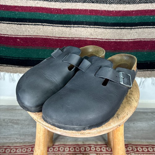 Schwarze leder birkenstock - schwarze,