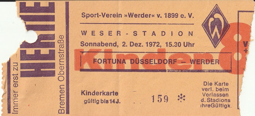 Ticket werder bremen - sv,
