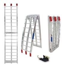 Auffahrrampe Rampe Verladerampe 340 kg 180cm klappbar Motorradrampe Alu leicht