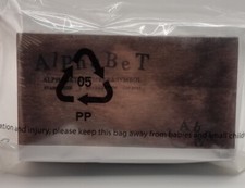 H037 - TRIXES Gummi-Stempel Set mit Holzgriffen mit 70 Buchstaben Stempel