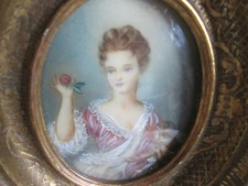 GEMÄLDE PORTRAIT FRAU GREUZE