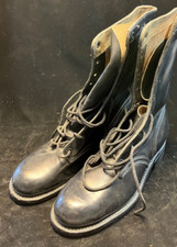 Uniform Ausrüstung alt Lederschuhe Damen Stiefel schwarz ungetragen Sohle 25,5cm