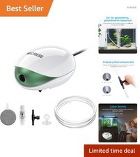 Aquarium Luftpumpe 150L Sehr Leise Einstellbar Luftstrom