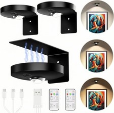 LALILED - LED-Bilderleuchten, 3 Leuchten mit 2 Fernbedienungen ^(W)