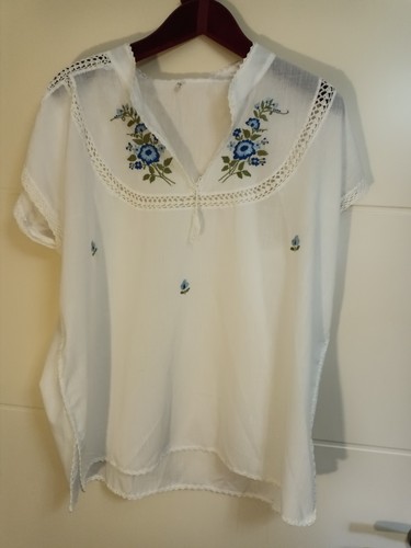 Bluse vintage folklorestil - ,vintage, ,folklorestil
