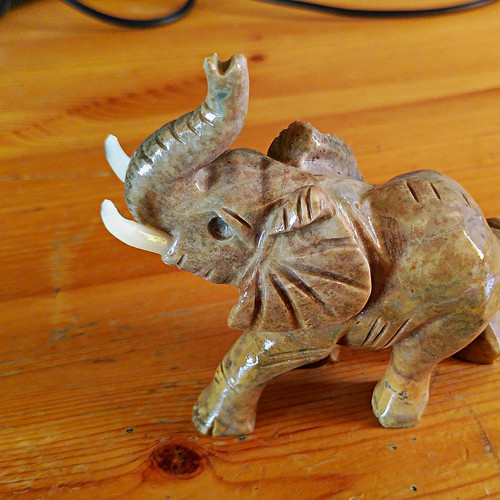 Elefant dekofigur mit - dekofigur, weißen