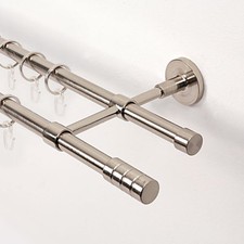 Gardinenstange edelstahloptik