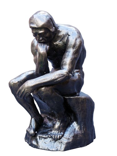 Figur der denker - figur, aus