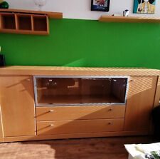 sideboard massivholz, sehr guter Zust. ca cm  80/60/200(H/B/L)inc. 2 kl.Regale