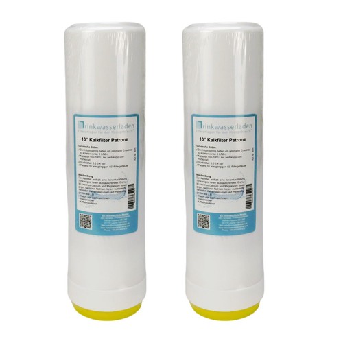 Kalkfilter wasserfilter - 2x, 10"
