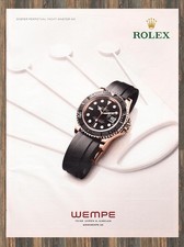 Rolex Yacht-Master - WEMPE - Reklame Werbeanzeige Original-Werbung 2015