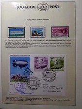 Motivsammlung 500 Jahre Post im Sieger Vordruckalbum, 74 Vordruckseiten