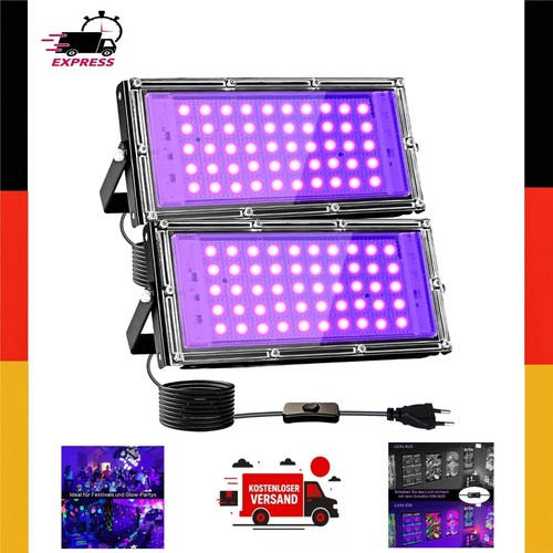 2er set led - uv, schwarzlicht