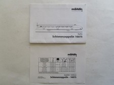 Märklin 16075 - Spur 1 - Begleitpapier für Schienenzeppelin