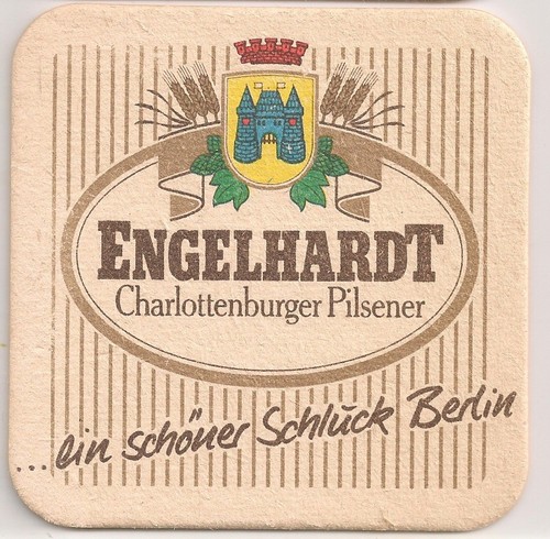 Engelhardt old beer mat - engelhardt,