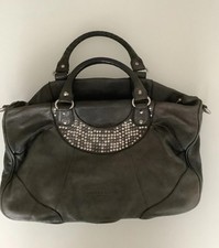 Liebeskind Berlin Tasche Esther Vintage Leder mit Nieten , Grey
