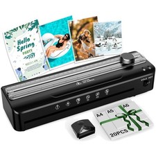 Laminiergerät, Laminiermaschine, Laminator mit Folien Set und Zubehör
