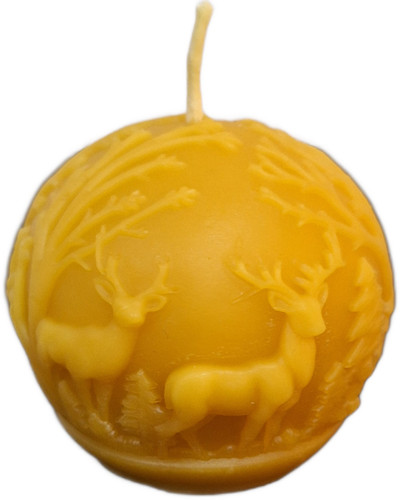 Gegossene bienenwachskerzen - gegossene,
