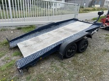 Autoanhänger Plattformanhänger mit E- Seilwinde TÜV 07/27 Kipper Auto