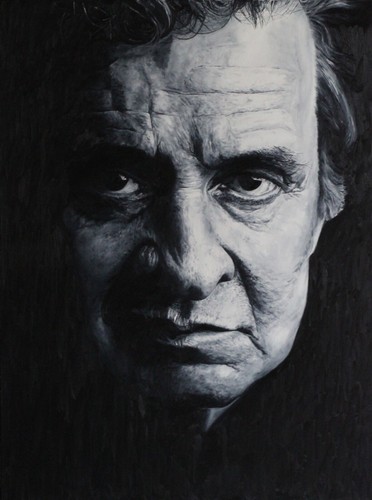Johnny cash fotorealistisches - johnny,