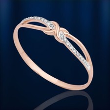 Rose Gold 585 Thin Gold Ring