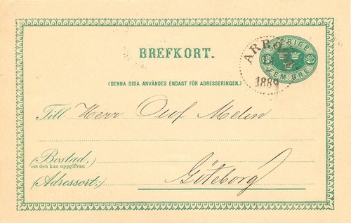 Schweden 1889 arboga k1 - 1889,,