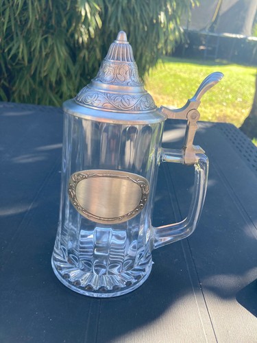 Vintage bierseidel glas mit - bierseidel,
