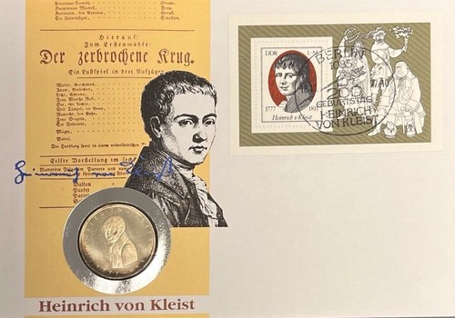 Numisbrief heinrich von kleist - numisbrief,