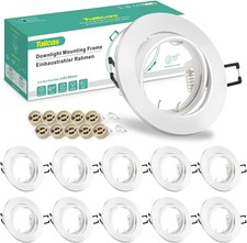 10er Einbaustrahler GU10 Set