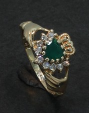 Claddagh-Ring 9 Karat Gelbgold