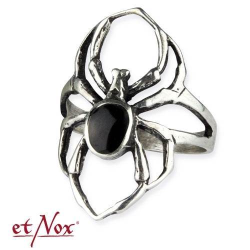 Gothic ring mit - ring, onyx