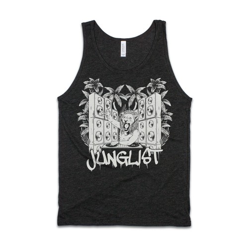 Junglist lion deck tank top - lion,