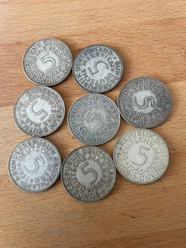 625er silbermünzen mark - x, 5