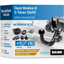 ANHÄNGERKUPPLUNG für Opel