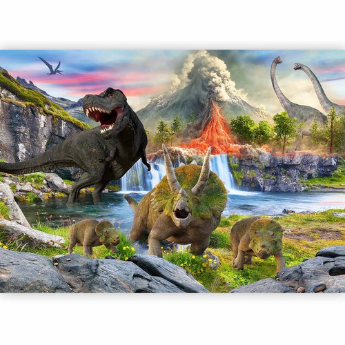 Vlies fototapete dinosaurier - vlies,