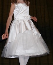 Kommunionskleid ivory weiß +