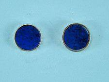 Ohrringe, Ohrstecker, Ohrschmuck, Lapislazuli in Slber 925/ooo