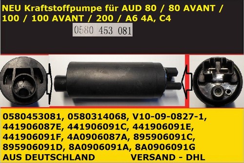 Neu kraftstoffpumpe für audi - neu,